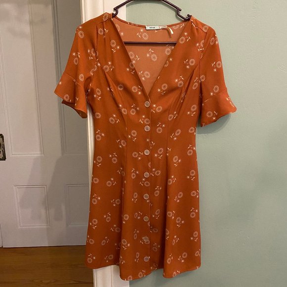 Kimchi Blue Dresses & Skirts - Urban Kimchi Blue Sunflower Button-down Dress